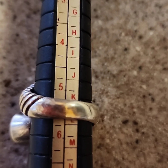 Vintage Deco style sterling wrap ring 5.5 - Picture 11 of 11